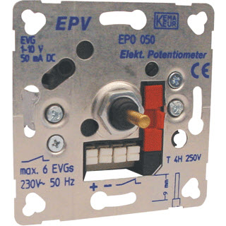 Potentiometer vr lichtregelsysteem